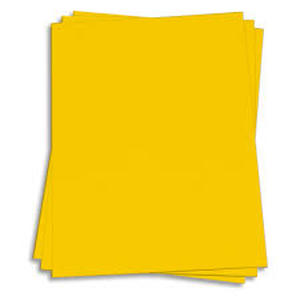 lot 4052 image: Yellow Cardstock 8.5x11