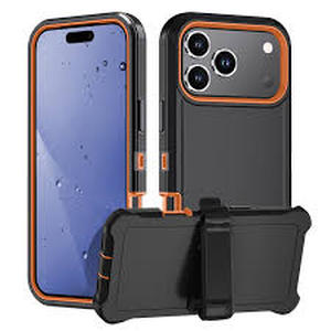 lot 4064 image: iPhone 17 Heavy Duty Protective Case with Belt Clip
