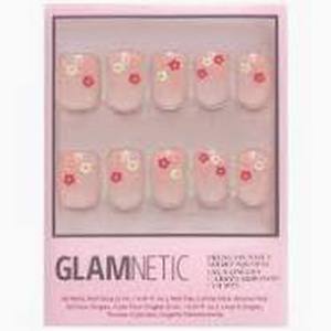 lot 4084 image: GLAMNETIC Press-On Nail Set with Floral Design