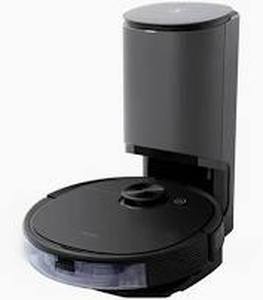 lot 11667 image: DEEBOT Robotic Vacuum Cleaner with Self-Empty Station (Missing Bottom Brushes) (Turns On)