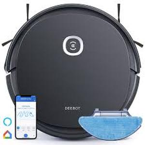 lot 13058 image: Ecovacs Deebot Robot Vacuum Cleaner with Charging Dock