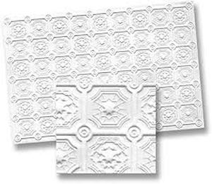 lot 20213 image: Dollhouse Faux Tin Ceiling Miniature 112 Scale Foam Board 13 x 9 inches