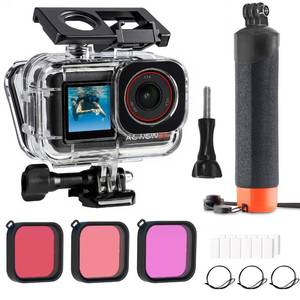 lot 2062 image: FitStill 60M196FT Diving Kit for DJI osmo Action 5 pro43, Waterproof Housing  Buoyancy Handle  Diving Filter for Underwater Shooting DJI Action 5pro43 Protective Accessories