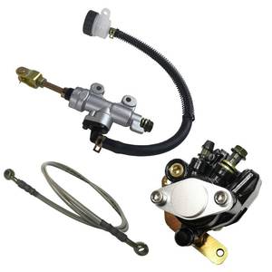 lot 2138 image: Vanlison Rear Brake Caliper & Master Cylinder & Brake Hose Line Set Direct Replacement Compatible with Yamaha Blaster 200 YFS200 2003-2006 OEM # 5VM-2583V-00-00