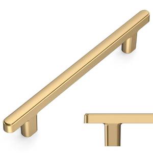 lot 2152 image: Amerdeco 10 Pack Champagne Bronze Cabinet Pulls 5 Inch(128mm) Hole Center Drawer Pulls Cabinet Hardware Kitchen Cabinet Handles for Bathroom