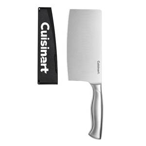 lot 2170 image: Cuisinart 7 Stainless Steel Cleaver with Blade Guard