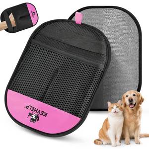 lot 2176 image: KEYHELP Pet Hair Removal Glove for Dogs & Cats, Newly Upgraded Reusable Electrostatic Pet Hair Glove, Magic Brush Pet Hair Remover Tool for Clothing, Couch, Carpet, Car Seat��Pink��