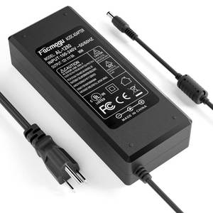 lot 2181 image: Facmogu 12V 8A AC to DC Converter Power Adapter, 96W AC 100-240V to DC 12V Transformer Desktop Regulated Power Supply, 3 Pin 6.7ft Switching Power Cord for LED Strip Light 5.5mm x2.5mm & 2.1mm Plug