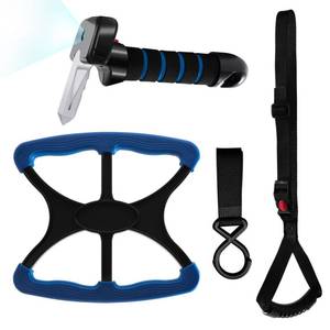 lot 2187 image: Vizava 4pc Mobility Standalone KitCar Door Assist Handle for Elderly & Adjustable Standing Aid Safety Handle & Liberty Lift Assist with Hook Gift for Seniors, Disabled, Pregnant to Convenient Travel