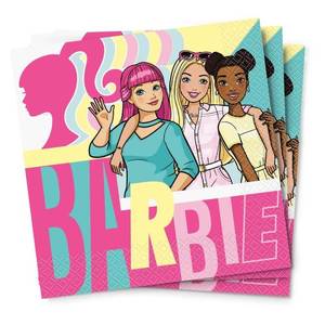 lot 2208 image: Barbie Luncheon Napkins (16 count) - Party Expo