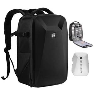 lot 3814 image: K&F CONCEPT Camera Backpack,Hardshell Photography DSLR Camera Bag with 15-15.6 Inch Laptop Compartment Waterproof Hard Shell Camera Case Compatible with CanonNikonSonyDJI Mavic Drone
