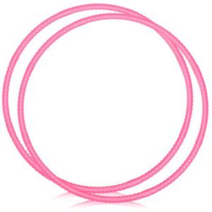 lot 4208 image: WinnerWhy 2 Pcs Toy Hoop Exercise Hoop Detachable Adjustable Plastic Toy Ring Playground Equipment for School Colored Circles Exercise Ring for Teens Dog Agility Equipment(Pink,23 Inch)