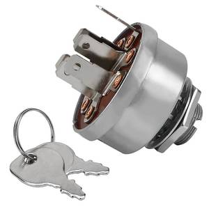 lot 4258 image: New Ignition Switch with 2 Keys 430-770, 925-1396A - Compatible with Snapper Pro 5020927 for Countax 44812900 for Husqvarna 539101770 for MTD 725-1396, 925-1396, 925-1396A for Murray 1686734SM