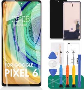 lot 4259 image: OLED for Google Pixel 6 LCD Screen Replacement for Google Pixel 6 LCD Display Touch Screen Display Assembly Repair Kits with Frame GB7N6, G9S9B16, G9S9B, GR1YH (with Fingerprint Function)