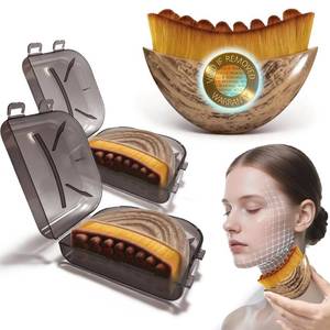 lot 4267 image: New Lymphatic Contour Face Brush, Face Brush For Lymphatic Drainage,Soft Facial Sculpting GuaSha Dry Tool��Face Contour Depuff Lift Tool For Anti-Puffiness & Detox, Fit The Skin Precisely ��2 Pcs��