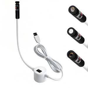 lot 4271 image: Magnetic Positioning Quilting Light for Sewing Machine, 3-in-1 Magnetic Seam Guide, Sewing Light Guide for Straight Stitching, Crosshairs and Dot Illumination Heads, Hands-Free Precision Sewing