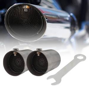 lot 4274 image: CHANGCHENG 2 Pcs Exhaust Baffle Silencer DB Killer Muffler Fit for inch Motorcycle Pipe-C