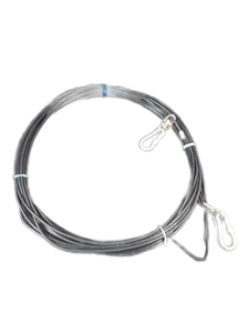 lot 5779 image: Steel Wire Cable with Snap Hooks