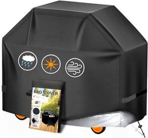 lot 5789 image: Aoretic 72-inch BBQ Gas Grill Cover for Outdoor Grills - Waterproof, Anti-UV for Weber, Char-Broil, Monument, Dyna-Glo, Nexgrill - Spun Polyester