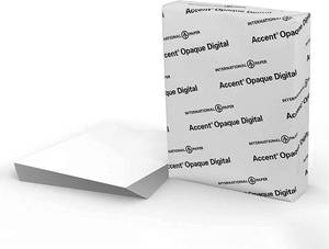 lot 5811 image: Accent Opaque White 80lb, 8.5 x 11 Cardstock Paper, 216gsm, 250 Sheets 1 Ream, Premium Super Smooth Heavy Cardstock Printer Paper for Ink Heavy Invitations, Cards, Menus, Images and More, 121947R