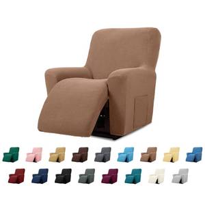 lot 5816 image: Cupuamon Recliner Chair Covers,Lazy Boy Recliner Covers Stretch Reclining Covers 1 Piece Furniture Protector with Elastic Bottom for Dog,Kids-Camel