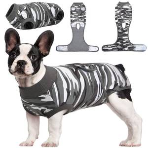 lot 6286 image: Kuoser Recovery Suit for Dogs Cats After Surgery, Professional Pet Recovery Shirt Dog Abdominal Wounds Bandages, Substitute E-Collar & Cone,Prevent Licking Dog Onesies Pet Surgery Recovery Suit