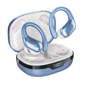 lot 6307 image: HAOYUYAN Wireless Earbuds, Bluetooth Headphones, Ear Buds with 80hr Playtime, LED Power Display, Noise Canceling, LED Power Display, IPX7 Waterproof Earphones for GymWorkoutSport��Blue��