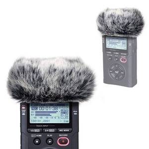 lot 6334 image: YOUSHARES DR40X Windscreen Muff for Tascam DR-40X DR-40 Portable Recorders, DR40 Mic Deadcat Windshield Windscreen Artificial Fur Wind Screen