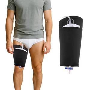 lot 6338 image: Catheter Leg Bag Holder, Ultra-Soft Fabric Comfortable & Breathable, Catheter Supplies for Foley Catheter Bag Stay in Place, Catheter Stabilization Device (Large)