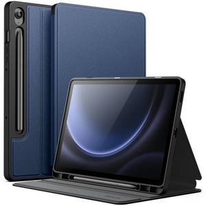 lot 6339 image: JETech Case for Samsung Galaxy Tab S10 Lite  S10 FE  S9 FE 10.9-Inch with S Pen Holder, Slim Folio Stand Protective Tablet Cover, Multi-Angle Viewing (Navy Blue)