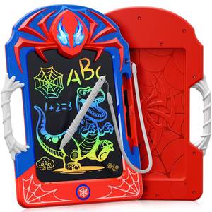lot 6353 image: Cool LCD Writing Tablet with Web Stylus & Web Grip��Fun Doodle Board for Kids, Colorful Drawing Pad Toys Birthday Gifts for 3 4 5 6 7 8 10 Year Old Boys Girls Toddler Age 3-4 4-6 6-8 8-12,Outdoor Toys