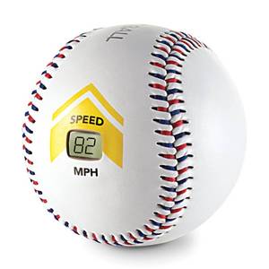 lot 6356 image: SKLZ Bullet Ball -Baseball Pitching Speed Sensor, White