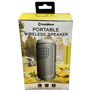 lot 6365 image: Kole Imports Sound Bound Excursion Boom Bluetooth Speaker  Gray - Pack of 1