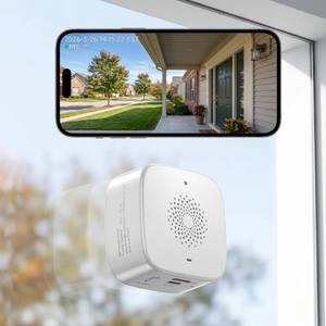 lot 6394 image: SOIADV 2K Wireless Window Camera,No-Drill Install,2.4GHz & 5GHz WiFi Indoor Cameras for Home Security,AI Human & Vehicle Detection, 6s Pre-Roll, Battery Powered,4MP Color Night Vision,SDCloud