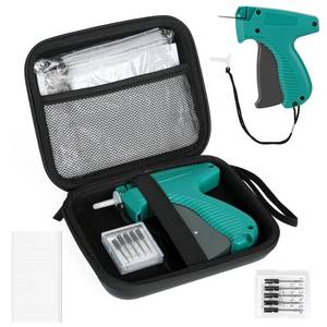 lot 6412 image: Tagging Gun for Clothing, Tag Attacher Gun Kit with 6 Needles, 1008pcs 2 Barbs Fasteners & 1 Hard Carrying Storage Case for Clothes Labeler �� Green)