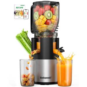 lot 9777 image: Godspeeds Juicer Machines with 5.8 Large Feed Chute, Slow Masticating Cold Press Juicer for Whole Fruits & Vegetables, Easy to Clean Design, High Juice Yield Home Juicer for Daily Wellness