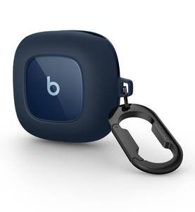 lot 10099 image: SURITCH for Beats Fit Pro Case Cover Protector, Shock-Absorbing Protective TPU Shell for Beats Fit Pro Charging Case 2021 Earbuds Secure Locking System with Anti-Lost Keychain, Tidal Blue