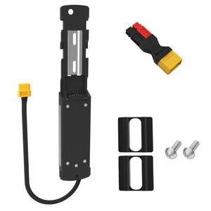 lot 10123 image: YASCO Hailong Install Plate Ebike Battery Base Bottom Holder for Hailong Electric Bike Battery Mounting Plate Bracket with Connector (Hailong 6 pins)