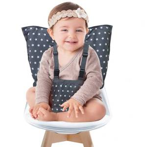 lot 10129 image: Portable Baby High Chair Safety Seat Harness for Toddler, Baby Travel Essential Easy High Booster Seat Cover for Infant Eating Feeding Camping with Adjustable Straps Shoulder Belt,Holds Up to 38lbs.