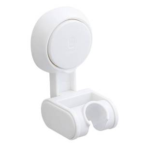 lot 10133 image: TAILI Shower Head Holder Suction Cup, Handheld Shower Head Bracket, Height Angle Adjustable,Bathroom Showerhead Holder No Drilling Removable Waterproof, White