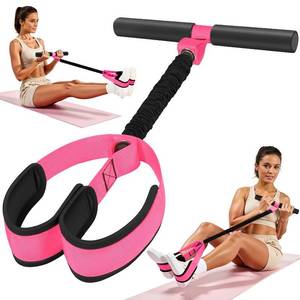lot 10150 image: 2026 Upgraded Durable Pedal Resistance Band with Handle, Thickened Latex Tubes and Soft Foam Fabric Foot Pedal, Sit Up Exercise Equipment for Abdomen, Waist, Arm, CoreABS, Leg, Physical Therapy