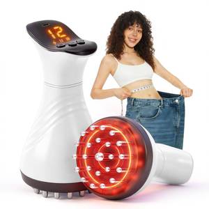 lot 10161 image: FEEOLA Lymphatic Drainage Massager for Legs & Body �� Handheld Body Massager to Reduce Swelling, Improve Circulation & Smooth the Look of Cellulite (White)