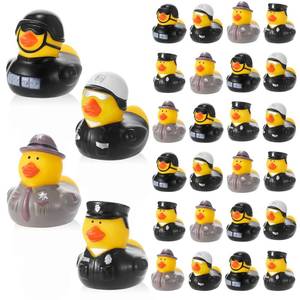 lot 11712 image: Deekin 24 Pcs Police Rubber Ducks Bulk 2 Inch Rubber Ducks Party Favor 250th Anniversary Decorations for Birthday Pool Party Occupation Cosplay 250th Anniversary