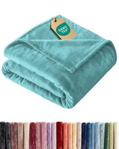 lot 11713 image: Ultra Soft Fleece Blanket Throw Size - Flannel Fleece Luxury Throw Blanket Lightweight for Couch Bed Chair - Thick, Warm & Breathable - All Season Cozy Fuzzy, Anti-Static Microplush Bedding, Turqoise