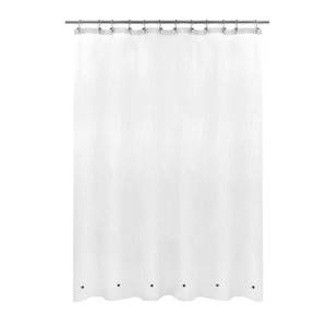 lot 12344 image: Mrs Awesome Short Shower Curtain Liner with 6 Magnets 72 x 66 inch Frosted Thick PEVA Waterproof Plastic Shower Curtain 72x66, Frost