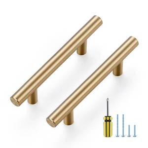 lot 12346 image: Ravinte 30 Pack Kitchen Cabinet Handles Champagne Bronze 3 Inch Hole Center Stainless Steel Pulls for Dresser Drawer Cupboard Handles with Screwdriver, 5 Inch Length