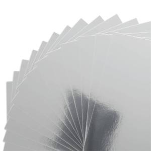 lot 12350 image: 60 Sheets Silver Mirror Cardstock Paper ,8.5x11 (250 GSM), Metallic Finish Silver Foil Board for Crafting, Invitations & Decorations�� Die Cut and Plotter Compatible