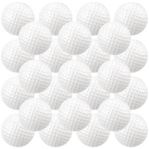 lot 14221 image: Junkin 24 Pcs Foam Golf Practice Balls Realistic Feel and Flight Training Sport Balls Elastic Soft Foam Golf Balls for Indoor or Outdoor Backyard Training(White)
