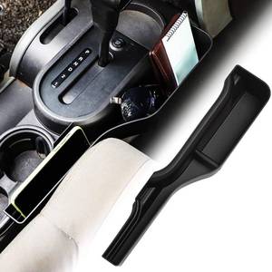 lot 14232 image: JeCar Storage Tray Gear Shift Storage Organizer Interior Accessories for 2007-2010 Jeep Wrangler JK JKU, Black