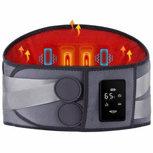 lot 14245 image: ALLJOY 67 Cordless Heating Pad for Back Pain Relief FSA Eligible HSA, Mothers Day Gifts for Women Mom Men Dad, Portable Lower Back Massager with 3 Heat 5 Vibration, Wireless Heating Pad for Cramps